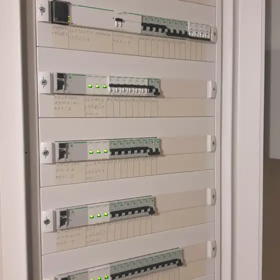Panel elektrik me siguresa dhe pajisje mbrojtjeje
